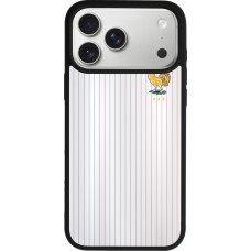 iPhone 17 Pro Max Case Hülle - Silikon schwarz Frankreich Away personalisierbares Fussballtrikot