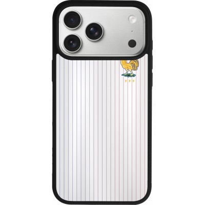 iPhone 17 Pro Max Case Hülle - Silikon schwarz Frankreich Away personalisierbares Fussballtrikot