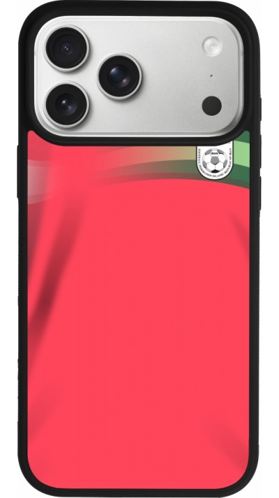 iPhone 17 Pro Max Case Hülle - Silikon schwarz Iran 2022 personalisierbares Fussballtrikot