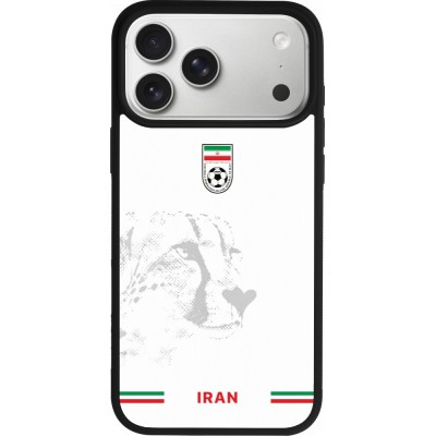 iPhone 17 Pro Max Case Hülle - Silikon schwarz Iran 2026 personalisierbares Fussballtrikot