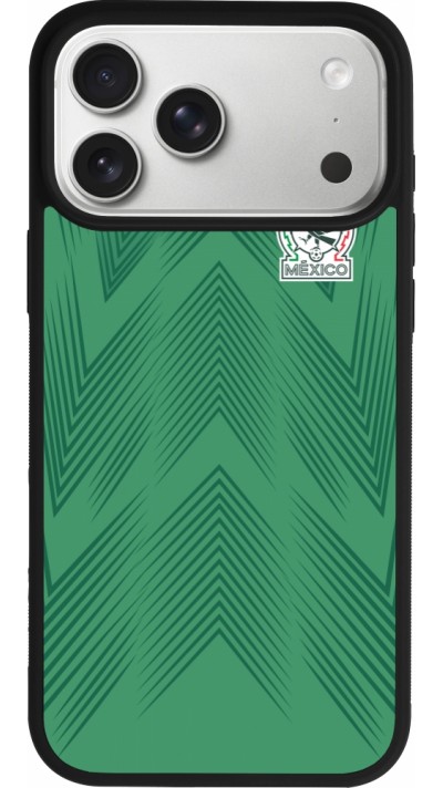 iPhone 17 Pro Max Case Hülle - Silikon schwarz Mexiko 2022 personalisierbares Fussballtrikot