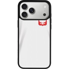 iPhone 17 Pro Max Case Hülle - Silikon schwarz Polen 2022 personalisierbares Fussballtrikot