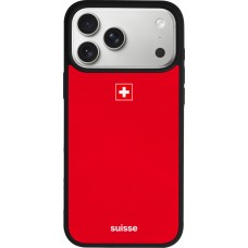 iPhone 17 Pro Max Case Hülle - Silikon schwarz Schweiz 2026 personalisierbares Fussballtrikot