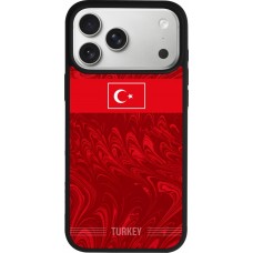 iPhone 17 Pro Max Case Hülle - Silikon schwarz Türkei 2026 personalisierbares Fussballtrikot