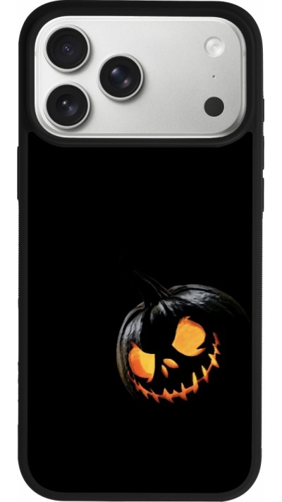 iPhone 17 Pro Max Case Hülle - Silikon schwarz Halloween 2023 discreet pumpkin