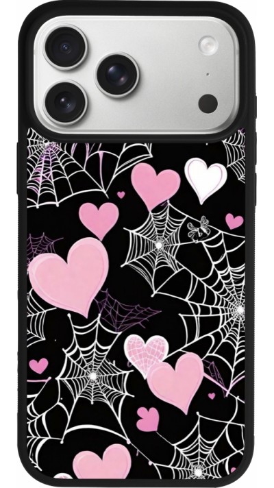 iPhone 17 Pro Max Case Hülle - Silikon schwarz Halloween 2024 girly
