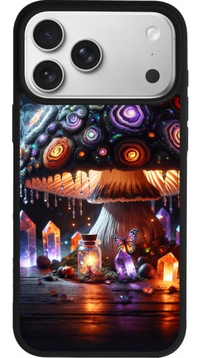 iPhone 17 Pro Max Case Hülle - Silikon schwarz Halloween Zaubertrank Magie
