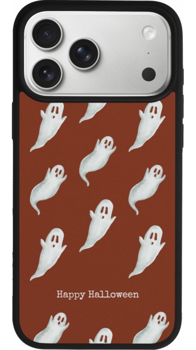 iPhone 17 Pro Max Case Hülle - Silikon schwarz Halloween 2025 Pattern of ghosts