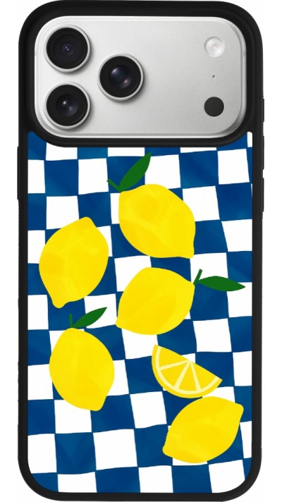 iPhone 17 Pro Max Case Hülle - Silikon schwarz Illustration lemons 2026