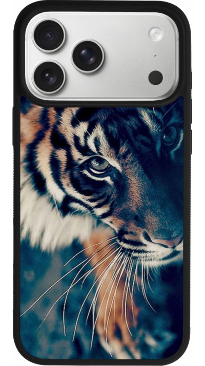 iPhone 17 Pro Max Case Hülle - Silikon schwarz Incredible Lion
