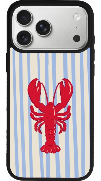 iPhone 17 Pro Max Case Hülle - Silikon schwarz Red lobster 2026