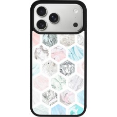 iPhone 17 Pro Max Case Hülle - Silikon schwarz Marble Everything