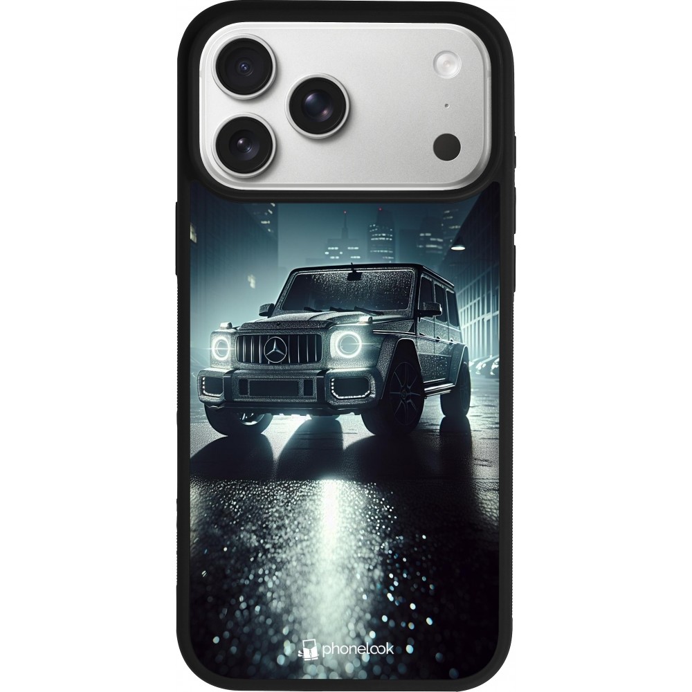iPhone 17 Pro Max Case Hülle - Silikon schwarz Mercedes G AMG Nacht