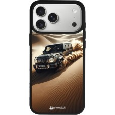iPhone 17 Pro Max Case Hülle - Silikon schwarz Mercedes G Drift Wueste