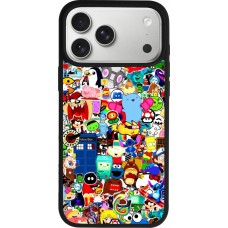 Coque iPhone 17 Pro Max - Silicone rigide noir Mixed cartoons