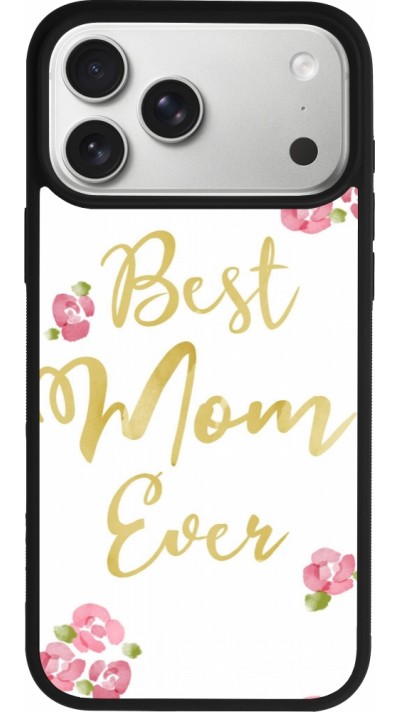 iPhone 17 Pro Max Case Hülle - Silikon schwarz Mom 2024 best Mom ever