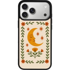 iPhone 17 Pro Max Case Hülle - Silikon schwarz Half moon stamp 2026