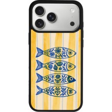 iPhone 17 Pro Max Case Hülle - Silikon schwarz Portuguese fish 2026