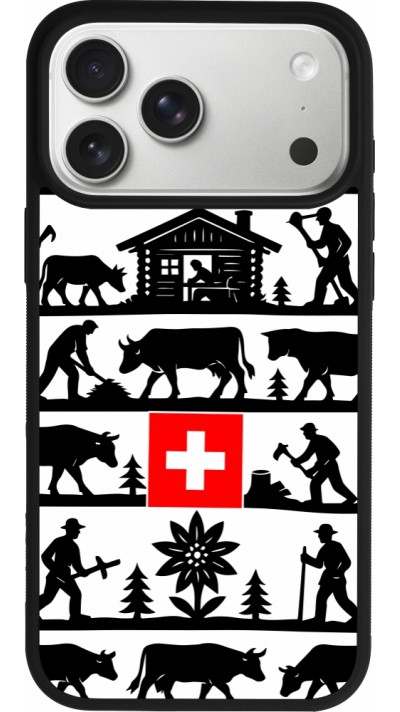iPhone 17 Pro Max Case Hülle - Silikon schwarz Poya Schweiz 1