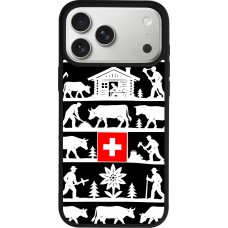 Coque iPhone 17 Pro Max - Silicone rigide noir Poya Suisse 1 noir