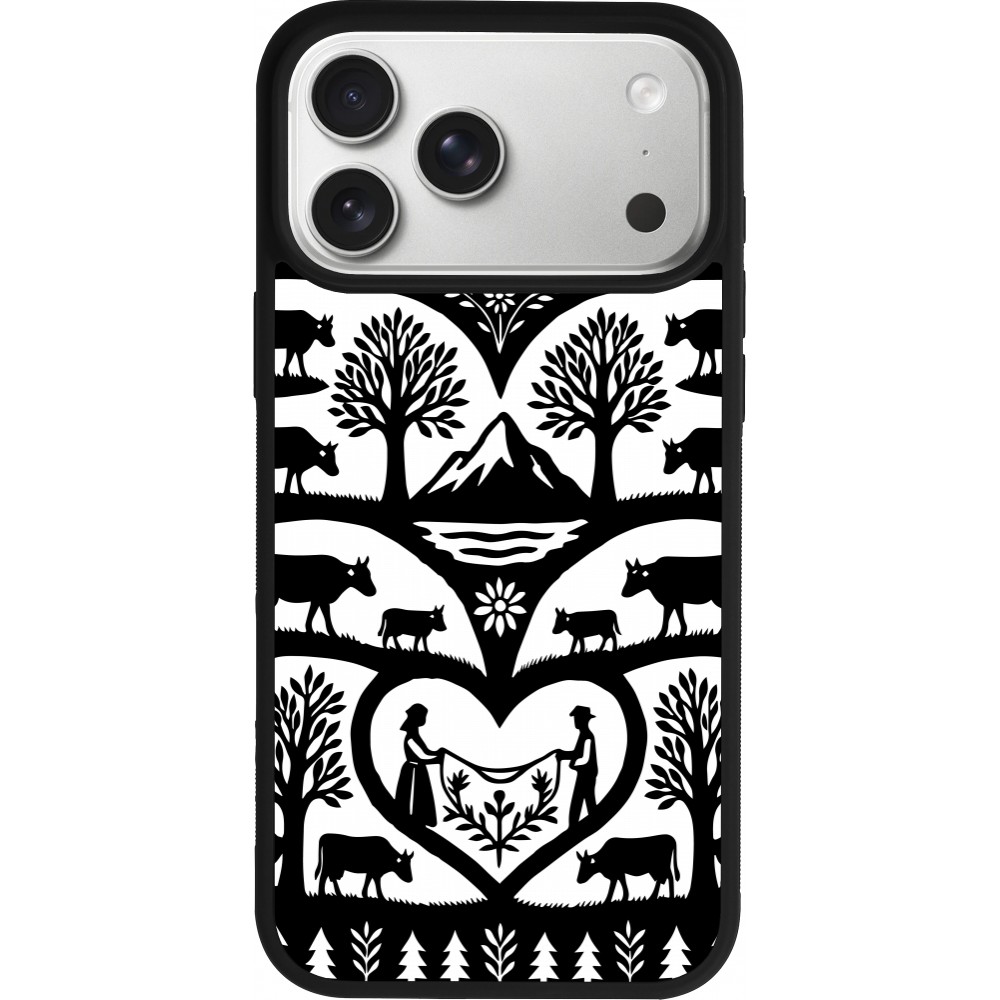 iPhone 17 Pro Max Case Hülle - Silikon schwarz Poya Schweiz 2