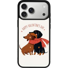 Coque iPhone 17 Pro Max - Silicone rigide noir Saint Valentines Day 26 Happy Valentine