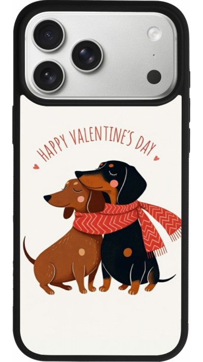 iPhone 17 Pro Max Case Hülle - Silikon schwarz Saint Valentines Day 26 Happy Valentine