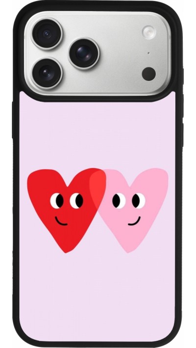 iPhone 17 Pro Max Case Hülle - Silikon schwarz Saint Valentines Day 26 Heart
