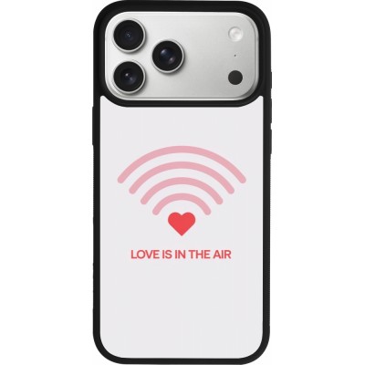 Coque iPhone 17 Pro Max - Silicone rigide noir Saint Valentines Day 26 Love is in the air