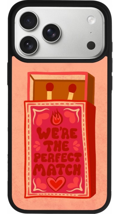 iPhone 17 Pro Max Case Hülle - Silikon schwarz Saint Valentines Day 26 Perfect Match