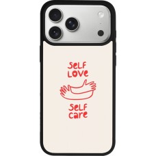 iPhone 17 Pro Max Case Hülle - Silikon schwarz Saint Valentines Day 26 Self love self care