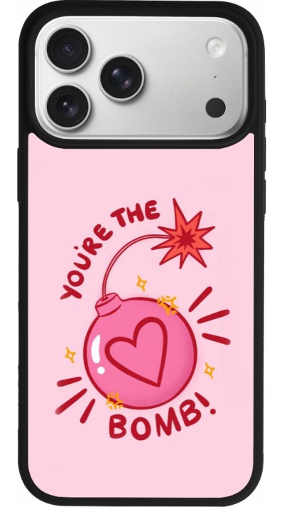 iPhone 17 Pro Max Case Hülle - Silikon schwarz Saint Valentines Day 26 You are the bomb