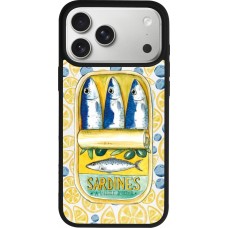 iPhone 17 Pro Max Case Hülle - Silikon schwarz Sardines in oil 2026