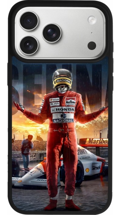 iPhone 17 Pro Max Case Hülle - Silikon schwarz Senna The King of Rain
