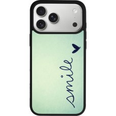 Coque iPhone 17 Pro Max - Silicone rigide noir Smile