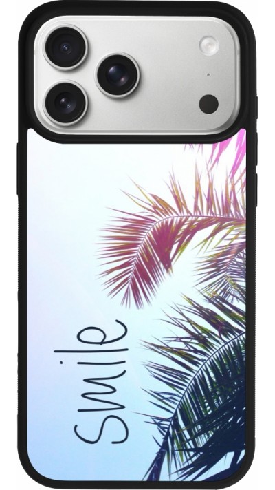 iPhone 17 Pro Max Case Hülle - Silikon schwarz Smile 05