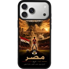 iPhone 17 Pro Max Case Hülle - Silikon schwarz Fussball Ägypten splash 2026