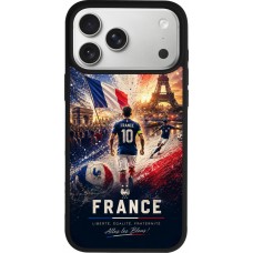 iPhone 17 Pro Max Case Hülle - Silikon schwarz Fussball Frankreich splash 2026