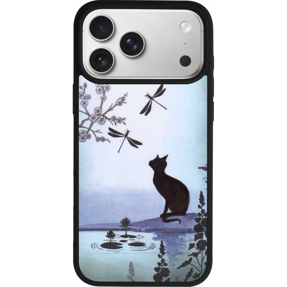 Coque iPhone 17 Pro Max - Silicone rigide noir Spring 19 12