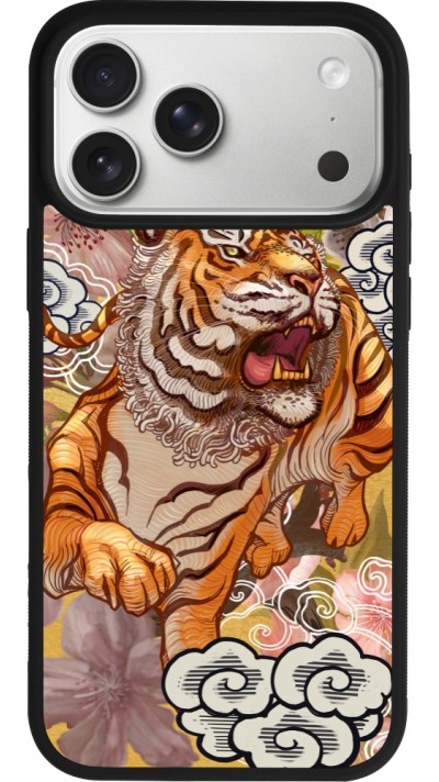 iPhone 17 Pro Max Case Hülle - Silikon schwarz Spring 23 japanese tiger