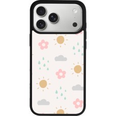 iPhone 17 Pro Max Case Hülle - Silikon schwarz Spring 23 weather