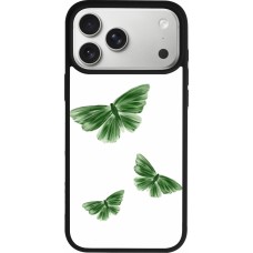 Coque iPhone 17 Pro Max - Silicone rigide noir Butterflies Spring 2026