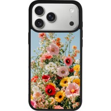 Coque iPhone 17 Pro Max - Silicone rigide noir Spring flowers Spring 2026