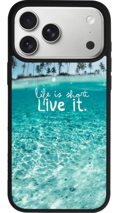 iPhone 17 Pro Max Case Hülle - Silikon schwarz Summer 18 24