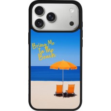 iPhone 17 Pro Max Case Hülle - Silikon schwarz Summer 2025 Bring me to the beach