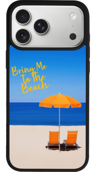 iPhone 17 Pro Max Case Hülle - Silikon schwarz Summer 2025 Bring me to the beach