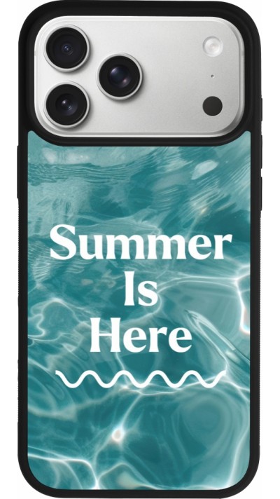iPhone 17 Pro Max Case Hülle - Silikon schwarz Summer 2025 Summer is here