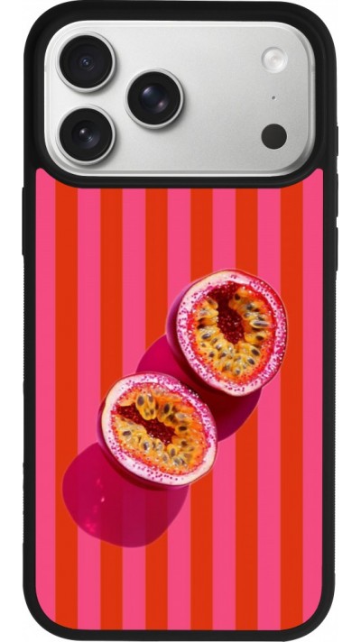 iPhone 17 Pro Max Case Hülle - Silikon schwarz Passion fruit Summer 2026