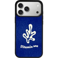 iPhone 17 Pro Max Case Hülle - Silikon schwarz Vitamin sea Summer 2026
