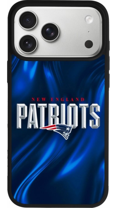 iPhone 17 Pro Max Case Hülle - Silikon schwarz Super Bowl 26 Patriots 2